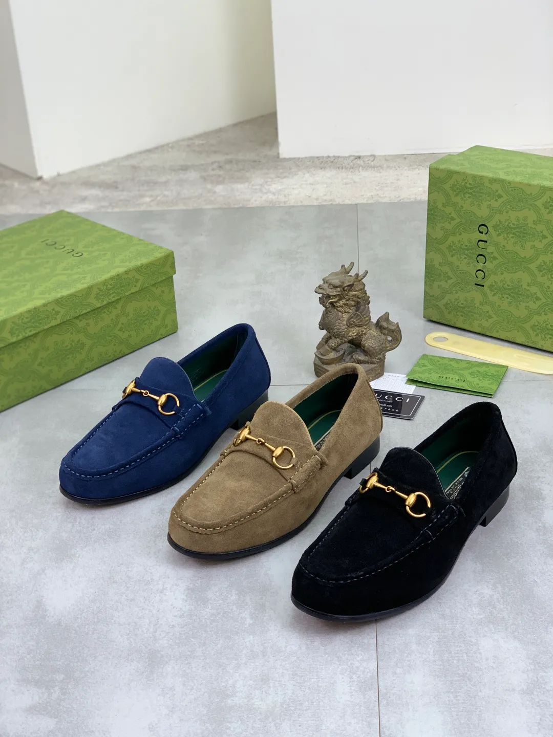 Men's men's shoes 💰P540 [New style] Water dyed cowhide 💰💎💎💎 [Gucci] Gucci high-end men's formal business leather shoes, original order 1:1! Original imported high-end washed calfskin, original metal buckle, imported first-layer cowhide lining for feet, original outsole, men's shoe size: 38-45, multiple colors available